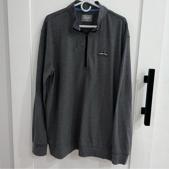 Straight Down Other - Straight Down Wolfdancer Golf Club Texas 1/4 Zip Pullover Gray XXL
